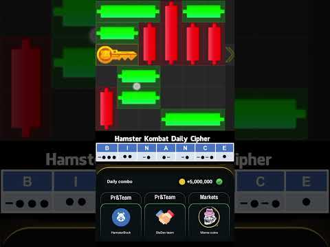 18 September - HAMSTER KOMBAT DAILY COMBO, HAMSTER KOMBAT DAILY CIPHER & MINI GAME Solved