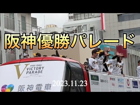 【歓喜の神戸】阪神タイガース優勝パレード　#神戸 #三宮 #阪神タイガース