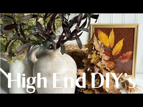 DIY FALL & THANKSGIVING DECOR  | POTTERY BARN DUPE | Budget Friendly  🍂