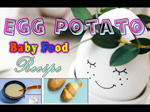 Egg Potato Recipe for baby || Weight gain Baby food for 7months to 2year old babies.