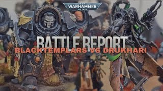 Black templars vs drukhari warhammer 40k battle report daily dice