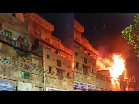 Fire Breaks Out In Delhi's GB Road - No Casualties Reported | Rasika Intl #firesafety #gbroad