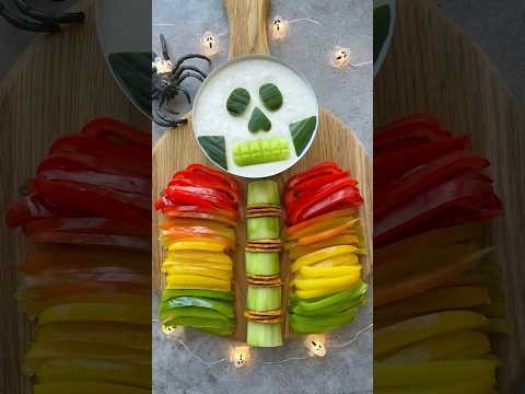 Halloween Veggie Tray 💀