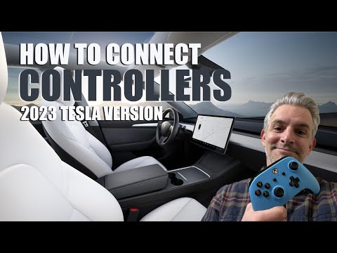 How to connect controllers on the 2023 Tesla Model Y