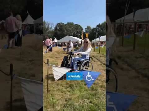 Medieval festival accessibility