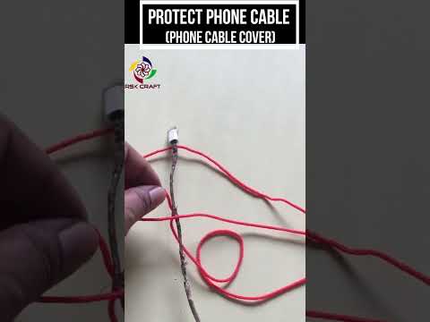 How to Protect Phone Cable | Paracord Phone Cable Tutorial| Fix Your Phone Cable. | #shots