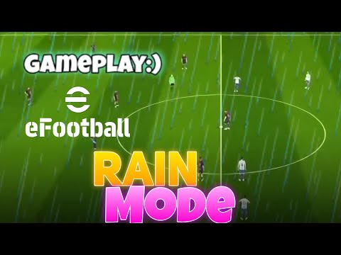 eFootball Mobile V4.0.0 UPDATE GAMEPLAY! Referees, Lineman, New ball, Rain, Live Audience & More !