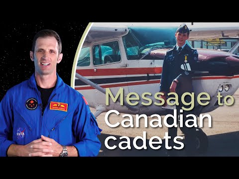 An inspiring message from Joshua Kutryk to Canadian cadets