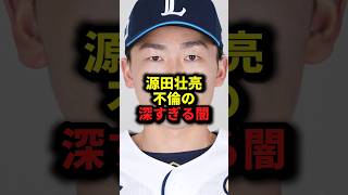 源田壮亮不倫の深すぎる闇 #野球#源田壮亮#野球解説