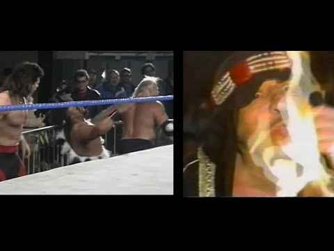 Kevin Sullivan & The Tazmaniac vs. Badd Company...Enter The Sheik...(ECW 1994)