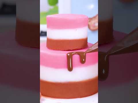 Chocolate Strawberry Decorating #shorts #cake #miniaturecooking #satisfying #asmr #minikitchen