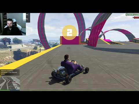 GTA Mario Kart Battlemode! I test out the new Kart Battle Tracks and Tuning my Michelli GT