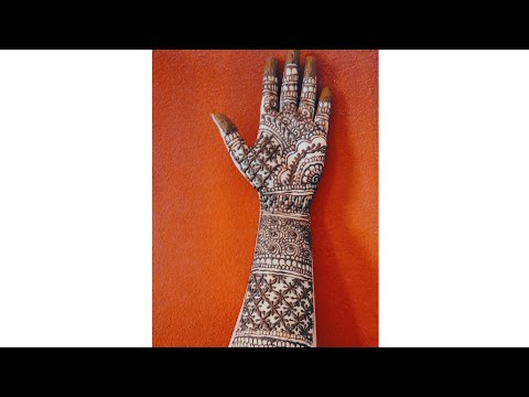 Front Full Hand Mehedi Design  || Bridal Mehedi Desig || Mehedi Art || S M Beautiful Moment