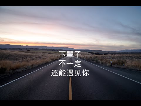 2021 抖音伤心情歌 下辈子不一定还能遇见你 （动态歌词 无损音质）