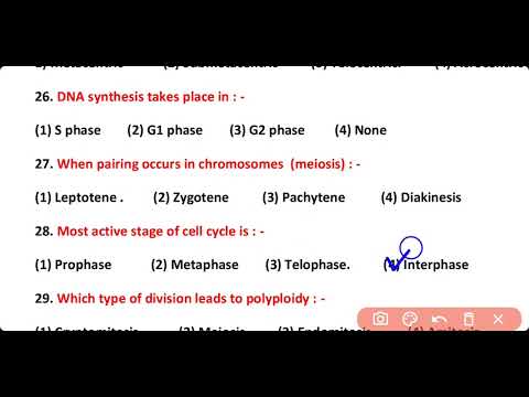 40 Cell Biology MCQ | For All Competitive Exams| NEET 2024