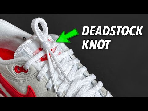 How to Tie a DEADSTOCK KNOT / DS Knot (THE BEST WAY)