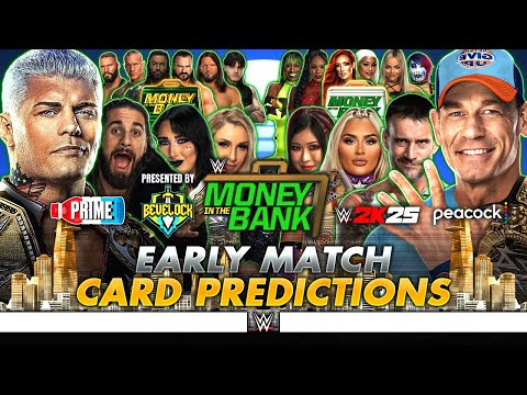 WWE Money in the Bank 2025 - Early Card