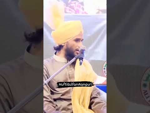 Mufti Gulfam Raza Rampuri#shortvideo#viralvideos#islamicvideo#@jhvideo8245#@###