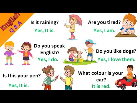 Daily Use Questions and Answers For Kids | Improve English Speaking Skills | English Practice