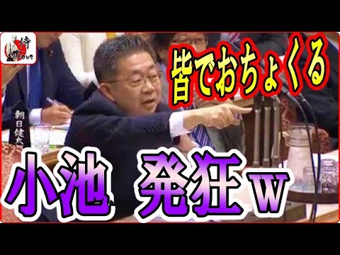 安倍総理vs小池晃🔴【国会中継】皆にオチョクラれ発狂ｗｗ2018年5月28日-侍News