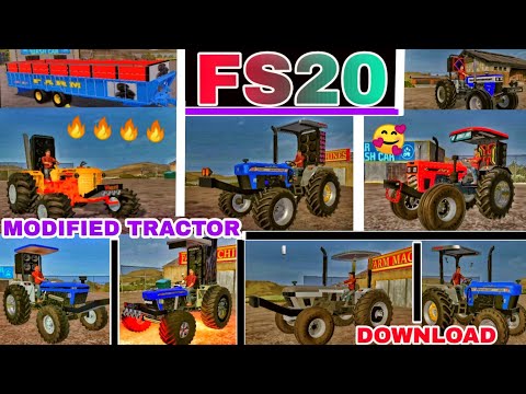 Fs20🚨 indian tractor 🚜 mod download 🔥 apk ||📷 Big Mod Pack || indian 😎 tractor game free download ||