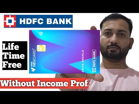 Tata Neu Plus Hdfc Credit card Without Income Prof And Life Time Free