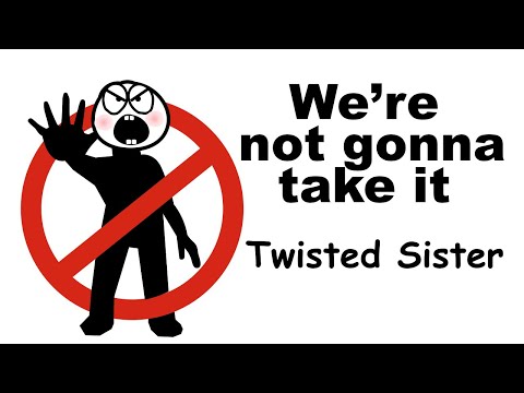 We’re Not Gonna Take It - Lyrics - 我々は受け入れない - 日本語訳詞 - Japanese translation - Twisted Sister