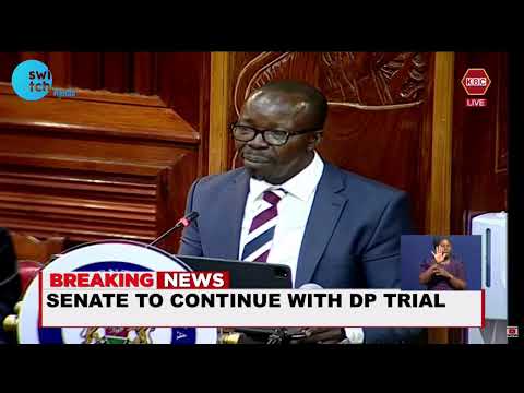 LIVE: DP Gachagua's Senate Impeachment Trial Day 2