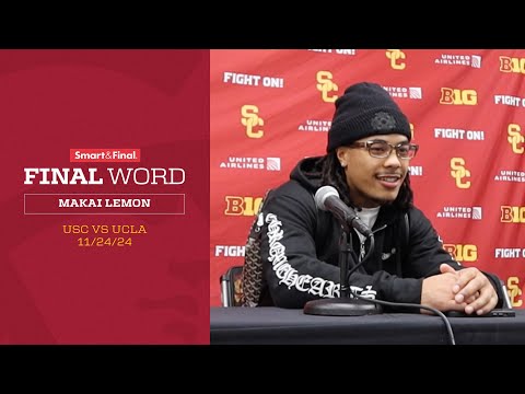 USC WR Makai Lemon | USC defeats UCLA