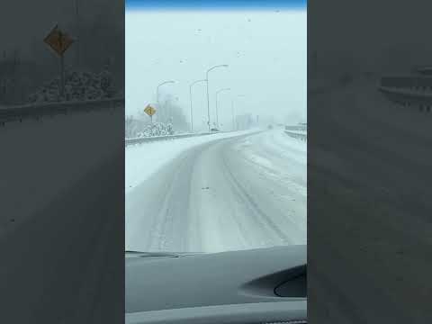 December blizzard and white-out , Hokkaido 2022