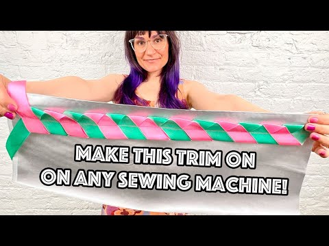 How To Make And Sew This Decorative Trim!