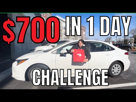 $700 In ONE DAY DoorDash/Uber Eats Challenge (3rd Attempt)