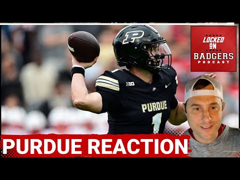 Wisconsin Badgers and Purdue Boilermakers post game live reaction show!