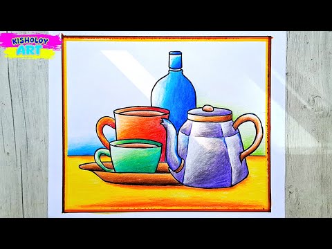 Still life drawing | Still life drawing for beginners | Easy drawings | Kisholoy