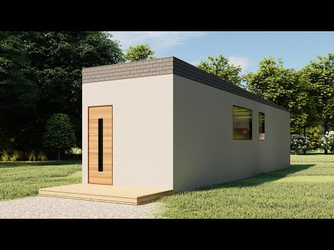 Shipping Container House 28.5 m2 (Small) Simple Home