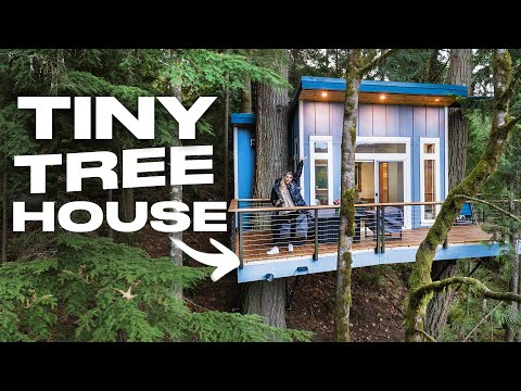 Inside a $300,000 Tiny TREE HOUSE!