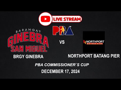 LIVE NOW! BRGY GINEBRA vs NORTHPORT PIER | PBASeason49 | December 17, 2024| NBA2K24 Simulation Only