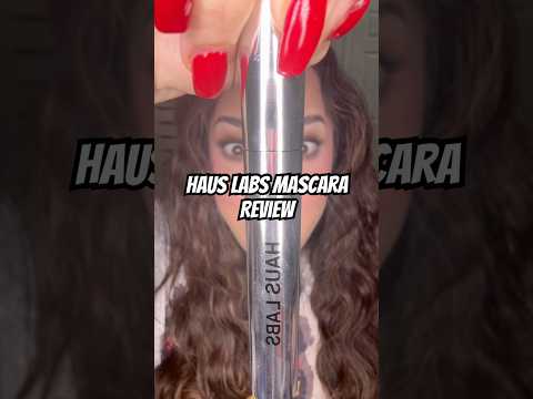 This mascara 🤯#mascara #newmakeup #hauslabs #mascarareview #makeupreview #makeup #eyelashes