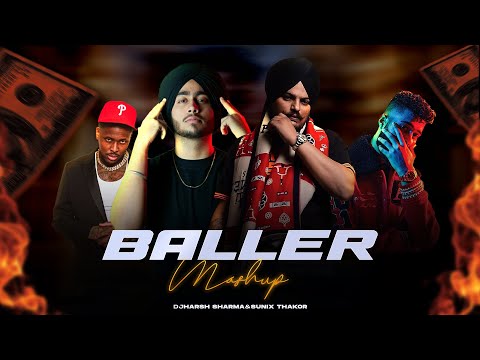 BallerBoyz Punjabi Mashup ft.Shubh X Sidhu Moosewala X AP Dhillon - DJ HARSH SHARMA X SUNIX THAKOR