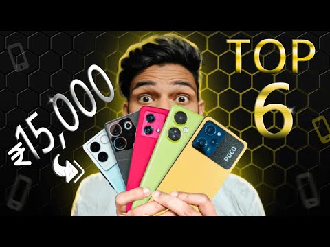 Top 6 Best Smartphone under 15000 in India 🔥5G Amoled🔥 Best All rounder Phones to buy