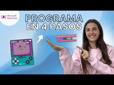 🚀  PROGRAMA en 4 PASOS: Videojuego con Makecode Arcade FÁCIL | ValPat