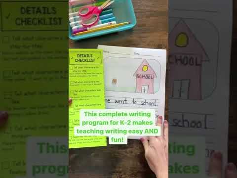 Complete Writing Program for K-2 #shorts