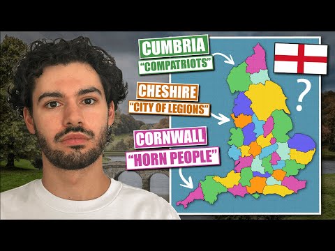 How Did Each English Region Get Its Name?