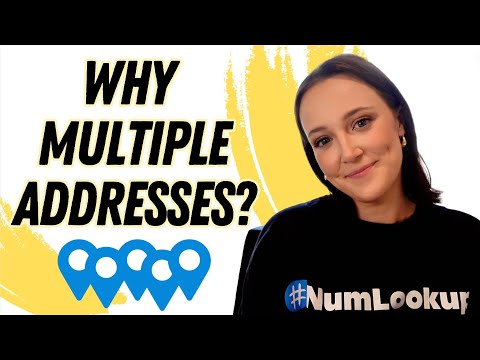 Why do you see multiple addresses on NumLookup Phone Report?
