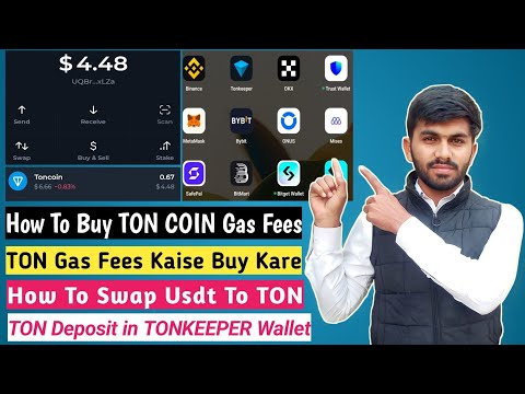 $TON Kaise Buy Kare | Deposit TON in TONKEEPER Wallet | How To Buy TON in Wallet | $TON Gas Fee Buy