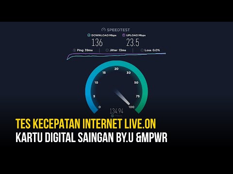 Speed Test XL Live On 100GB | Secepat Apa Kartu Digital Saingan By.U dan MPWR?