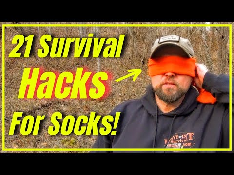 21 Survival Hacks for Socks! [ You Need These! ]