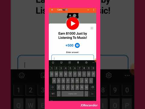 Earn 1000$ Just By Listining To Music Answer | Earn 1000$ Just By Listining To Music Answer+500 cats