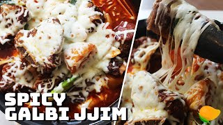 Spicy Galbi Jjim Recipe (Korean Short Ribs) // 매운 갈비찜 레시피