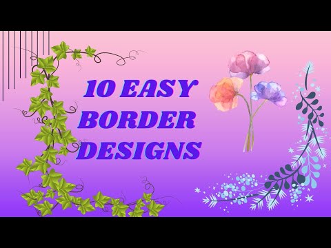 simple and beautiful border designs#borderdesigns